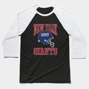 New York Giants Football Retro Baseball T-Shirt